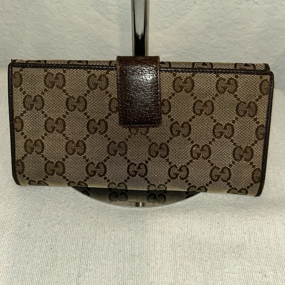 Authentic Gucci  Wallet trifold Vintage GG - Picture 3 of 14